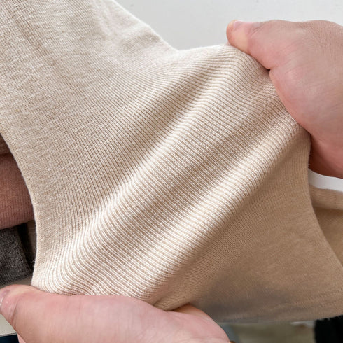 Knitted leggings spring and autumn wear stretch children's pants